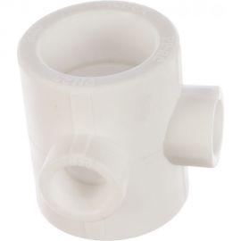 Крестовина VALFEX PP-R белая, 2-плоскостная, 40х20 мм 10118140 127-8214 