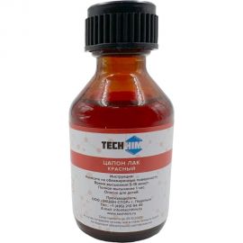 Цапон лак красный 30 мл, стекло TECHHIM TH-TSAP-RD-30 