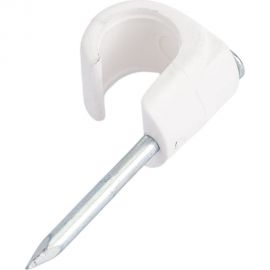 Крепежная скоба ЕВРОПАРТНЕР белая SC 8-12 50шт. 3 0836 2 