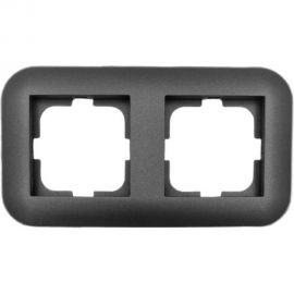 2-постовая рамка OVIVO Loft дымчатый 404-110011-226 