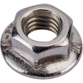 Шестигранная гайка с фланцем и насечками DINFIX DIN 6923, нерж. А2, М5, 10 шт. 00-00002661 
