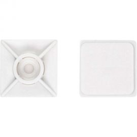 Белая самоклеящаяся площадка КРЕП-КОМП 19х19 100 шт. псб19 