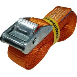 Стяжной ремень с пружинным замком UVE 3 метра, 25мм, RS-25-400-3-orange 