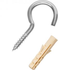 Крюк-шуруп ЕВРОПАРТНЕР Zn d4,2хL50 мм 6 шт. 13 0627 4 