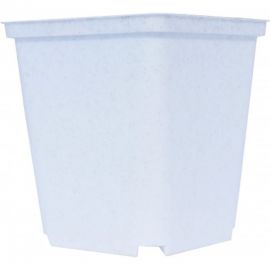 Горшок для рассады Ангора 1 л, 11x11x12 см, квадратный, белый А5504бл 
