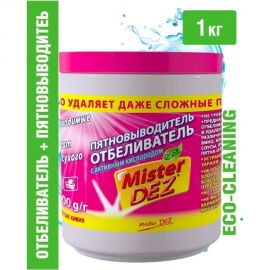 Кислородный отбеливатель-пятновыводитель для белого и цветного белья Mister Dez с активным кислородом, 1000 г / 1 кг 1810 