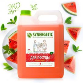 Средство для мытья посуды SYNERGETIC АРБУЗ канистра, 5 л 4623722258304 103501 