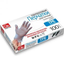 Перчатки GRIFON TPE 100 шт. 303-042 
