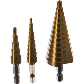 Набор ступенчатых сверл по металлу 3-30 мм AIST 00-00021144 