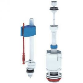 Арматура для бачка АНИ Пласт набор: нижняя подводка, шток хром, 1 режим, эконом WC4550M 023-2651 