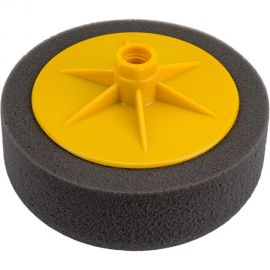 Полировальник поролоновый CLASSIC 150х50 мм, М14, мягкий, черный BlackFox 12390 