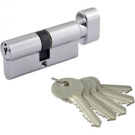 Цилиндровый механизм НОРА-М STD AL ЛВ-60 30-30 хром 16554 