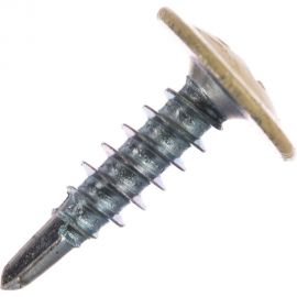 Прессшайба Качественный КРЕПЕЖ 4.2х16 мм, слоновая кость RAL 1014, сверло, 250 шт 0301113 КЧ 