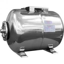 Гидроаккумулятор из нержавеющей стали 50 л, горизонтальный LadAna 110108007 