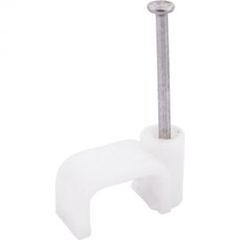 Скоба для электрокабеля Стройбат 8 плоск. 50 шт. 014901 