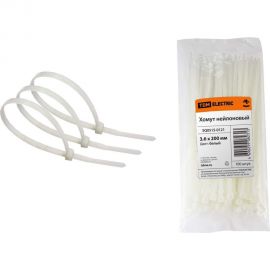Нейлоновый белый хомут 3,6х200мм 100шт TDM SQ0515-0121 