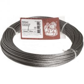 Стальной трос Стройбат DIN 3055 2мм 30м 249420 