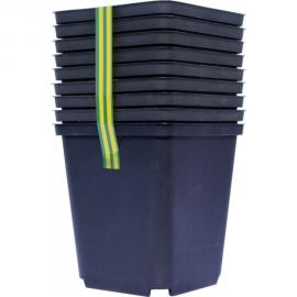 Набор горшков для рассады Ангора 9 шт., по 1 л, микс А5518микс 