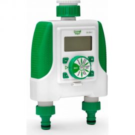 Двухканальный электронный таймер полива Green Helper GA-328-2 
