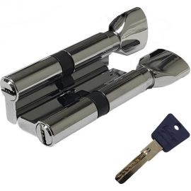 Цилиндровый механизм Вантаж 5 ключей, хром PC80, 45Cх35 CP 