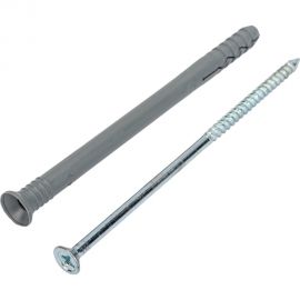 Дюбель-гвоздь Госкреп 8x120 пот. манж., полипропилен, 2 шт. (подвес) 4-0012830 