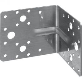 Усиленный нержавеющий крепежный уголок ЗУБР 90x100x100x2 мм унку-2.0 310516-90 