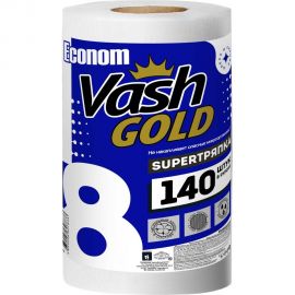 Супер тряпка для уборки VASH GOLD Econom 140 листов/рулон 307833 
