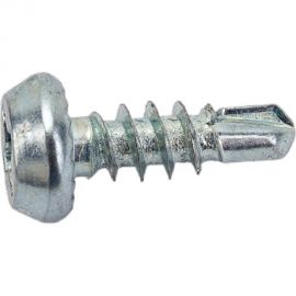 Саморез Качественный крепеж 3,8х11 полуцилиндр, оцинкованный сверло 750 шт 0300073 КЧ 