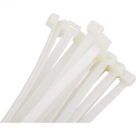 Кабельные стяжки Nord-Yada нейлоновые, 7.6х450 мм, белые, 100 шт. 902050 