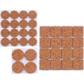 Износостойкие протекторы из пробки VORTEX диам. 20мм, диам. 28мм, 25x25мм 26006 