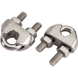 Канатный зажим КРЕП-КОМП нержавейка А2, DIN 741, М8 10 шт. зкн8м 
