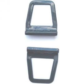 Металлическая ручка для москитной сетки KOMFORT Москитные системы серая, 2 шт. РМ00738 