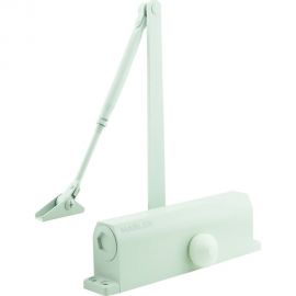 Дверной доводчик Marlok DC-60 фиксация 90 град., белый 019828 