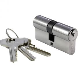 Ключевой цилиндр MORELLI 60C PC, цвет - хром 9008933 