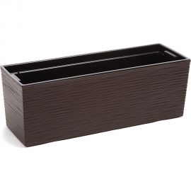 Цветник с вкладышем LAMELA Sp.z o. BEGONIA dluto 627 19х56х19.5 см, мокко 044944 