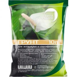 Грунт для антуриума и спатифиллума, ароидных Сила Суздаля 10 л 4680004065869 