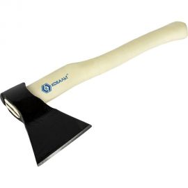 Столярный кованый топор КОБАЛЬТ МАСТЕР 600 г, деревянное топорище, прямое лезвие 906-678 