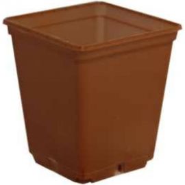 Горшок для рассады Ангора 0.25 л, 7x7х8 см, квадратный, терракотовый А5500тр 