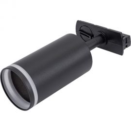 Трековый светильник ЭРА TR52 GU10 BK однофазный, под лампу GU10 матовый черный Б0054166 