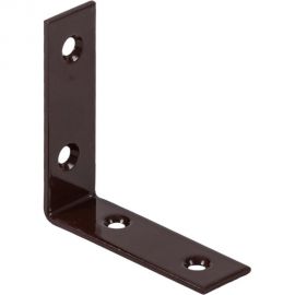 Уголок VORMANN 50х50х15х2 мм, оцинкованный, цвет: коричневый 00180 050 B 
