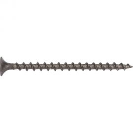 Саморез Качественный Крепеж 3,5х55 потай, крупная резьба, оксид 130 шт 0300371 КЧ 