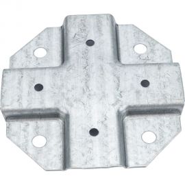 Краб-система Крепче Х-образный, оцинк., 25x25 мм, 20 шт. 2947751 