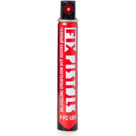 Газовый баллон Fixpistols F-FC-165, красный клапан, 165 мм 1-2-2-0371 