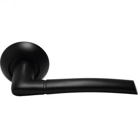 Дверная ручка MORELLI Пиза цвет-черный MH-06 BL 9012846 