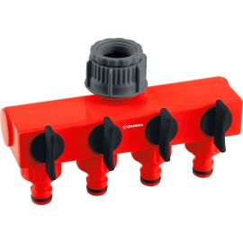 Распределитель четырехканальный ударопрочный (1"-3/4") Grinda 8-426314_z01 