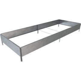 Готовая грядка Delta-Park GX 0.70х1.9 м, серебристая 30020GX_70180Zn 