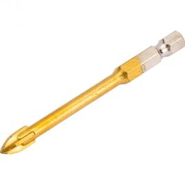 Сверло перьевое по керамограниту, керамике и стеклу 6 мм, 4 грани TORGWIN T474424 