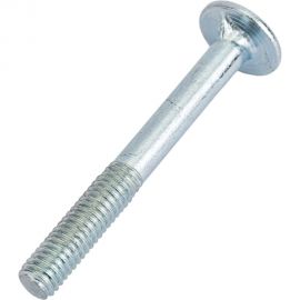 Мебельный болт с усом Element DIN 607 6x50 белый цинк 40 шт 244320 