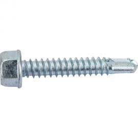 Саморез ZAMETAL 6,3x38 со сверлом и шестигранн. головкой, DIN 7504K, оц., уп. 200 шт. ZA081641 