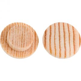 Деревянная заглушка с широкой шляпкой ЕВРОПАРТНЕР 12 мм, сосна, 10 шт. 16 1185 1 